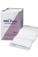 Global Abdominal Pad - 5 Inch x 9 Inch - Box of 25 (100)