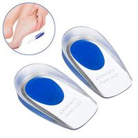 MIUSSAA Gel Heel Cups Heel Inserts - Anti Slip Blister Prevention Shoe Inserts Heel Pads for Heel Pain Heel Cushions One Size Fits All