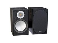 Monitor Audio Silver 100 Bookshelf Speakers - Pair (Black Oak)