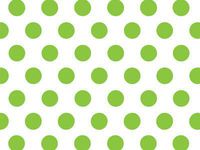 Lime Green Polka Dots On White Tissue Paper for Gift Wrapping 20x30 INCI Sheets shanna337 (5ct)