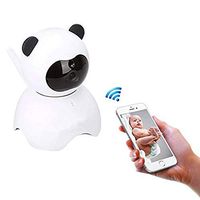 EsiCam Baby Monitor Wifi Hidden Camera Nanny Camera for Smart Phone, Toy Panda for Kids Pet Care HD 1080P Pan Tilt Motion Detection Alarm Recording Two-way Audio Night Vision SD Card P2P Cloud Account