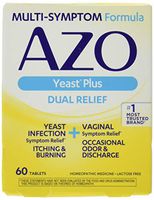 AZO Yeast Plus Tablets 60 ea (Pack of 2)