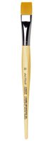 da Vinci Student Series 304 Junior Paint Brush, Flat Elastic Synthetic with Lacquered Non-Roll Handle, Size 20 (304-20)
