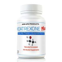 M Trexone Plus - Anti-Alcohol & Alcohol Support Supplement Natural Alcohol Cravings Support Detox KUDZU Milk Thistle L Glutamine Folate Niacin VIT C Biotin B Vitamins Folic Acid Best Control Formula