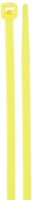 Standard Cable Tie, 40lbs Tensile Strength, 2" Bundle Diameter, 0.130" Width, 8.5" Length, Yellow