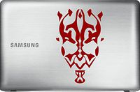 STAR WARS DARTH MAUL (Red 6") Vinyl Decal Sticker for Car Automobile Window Wall Laptop Notebook Etc.... Any Smooth Surface Such As Windows Bumpers