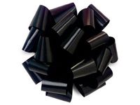 Bows, Black Gift Pull Bows, Christmas, Wrapping, Set of 10 5" Satin