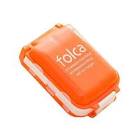 TOPBATHY Portable Pill Box 8 Grid Medicine Dispenser 2 Layers Holder Plastic Tablet Case Organizer