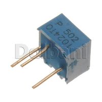 10pcs @$0.8 3362P-1-502LF Bourns Trimpot Cermet Trimmer POT 1 Turn .5W 5K