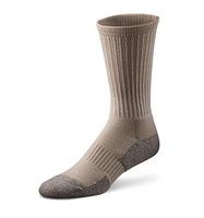 Dr. Comfort Crew Socks (X-Large (Men's 12.5-15/Women's 13+), Sand)