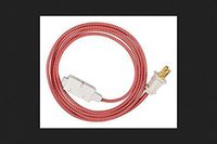 Cord Extn16/2 3out Rd/Wh