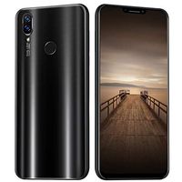 6.1 Inch Ultrathin HD Screen Smartphone Android 6.0 Quad-Core 1GB+8GB GSM WiFi Dual SIM 8.0MP Smart Cellphone Resolution 1280X720P (Black)