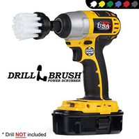 Cleaning Supplies - Shower Door - Glass Cleaner - Drill Brush - 2-inch Soft White Spin Brush - Leather Cleaner - Cars - Truck Accessories - Motorcycle - Wheel - Detailing Brush - Carpet Cleaner