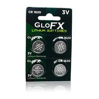 GloFX CR 1620 3v Batteries - 4 Pack - Button Coin Lithium Watch Battery Key fob CR1620