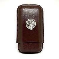 Deer Hunting 3-Finger Cigar Case – Leather Cigar Case – Cigar Cutters by Jim