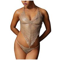 Womens Lingerie Bra Briefs Sleepwear Sets Lace Babydoll Push Up Top Bra Pants Set