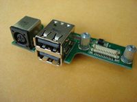 Dell Inspiron 1525 1526 DC Power Jack/USB Board
