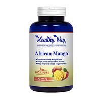 Healthy Way Best African Mango Cleanse (Non-GMO & Gluteen Free) Extra Strong Fat Burner Fat Weight Loss Diet Pills - USA Made