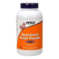 Nutritional Yeast, POWDER, 10 OZ by Now Foods (Pack of 4)