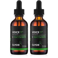 Voice37 - Singers Voice Remedy - 2 Pack All Natural Herbal Vocal Booster Formula to Lubricate Soothe and Relieve Hoarseness Dry Itchy Throat - Enhance Singing and Speaking - 2 oz - VOICE37 by Clyor