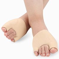 SOFIT Gel Nylon Bunion Corrector, Bunion Relief Sleeves Kits, Breathable Toe Separator Straightener for Hallux Valgus Forefoot Socks, Forefoot Cushion Bunion Protector Pads for Men & Women (1 Pair)