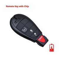 FLYPIG Replacement Remote Keyless Fob Key For Chrysler Dodge Durango Grand Caravan Journey Ram 1500 2500 3500 Jeep Grand Cherokee IYZC01C GQ4-53T M3N5WY783X