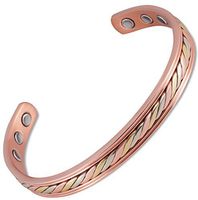 MAGNETJEWELRYSTORE Copper Magnetic Therapy Bracelet High Power Pathways