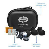 Quietbuds Noise Reduction Cancelling Ear Plugs with Advance Noise Filtering Technology for Studying Sleeping Blocking Harmful Sound Hearing Protection