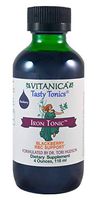 Vitanica Iron Tonic, Liquid Iron Supplement, Red Blood Cell Support, Vegan, 4 Ounce
