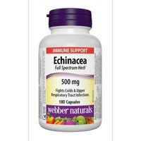 Webber Naturals Echinacea Herb 500 mg, 120+60caps