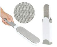 Clothes Brush,Pet Fur and Lint Remover with Self-Cleaning Base Double-Sided Brush Removes Dog and Cat Hair