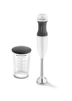 KitchenAid KHB1231WH 2-Speed Hand Blender, White