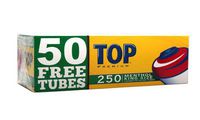 Top Menthol RYO Cigarette Tubes - King Size - 250ct Box (40 Boxes)