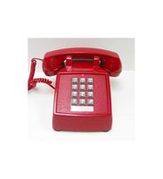 Cortelco 2500-MD-RD 250047-VBA-20MD Desk ValueLine RED