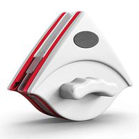 YAOBAO Window Cleaner,Three Sides Surface Cleaning Brush Wiper Tools with Ergonomic Handle Design for High-Rise and Low -Rise,Twolayers