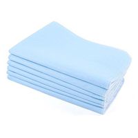 Incontinence Bed Pad, Adults Reusable Washable Bed Pad an Absorbent Pad Quilted Waterproof Incontinence Pad Blue & White for Seniors,Baby,Kids,Pets,Medical(45 x 60cm) (6 Set)