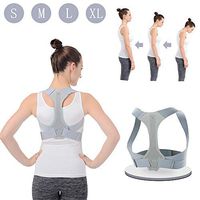 Posture Corrector for Men and Women HOPAI FDA Approved Adjustable Upper Back Brace for Clavicle Support and Providing from Neck-Back-Shoulder-Pain Relief