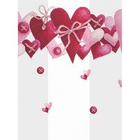 Made With Love Cello Party Bags - 9 x 2 x 4in. (20)