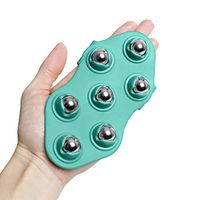 TKO Massage Glove Massager - Handheld & Professional Grade with Rolling Metal Balls - Apply Tough or Light Pressure- Personal Slide On Hand Massage