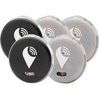 TrackR pixel - Bluetooth Tracking Device. Key Tracker. Phone Finder. Wallet Locator - 3 Gray, 2 Black (5 Pack)