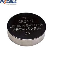 Actual Capacity 900mAh CR2477 ECR2477 DL2477 Lithium Coins Batteries x 5 Cells Battery