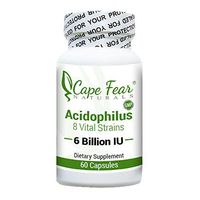 Cape Fear Naturals Acidophilus, 8 strains/6 Billion Units Natural proboitic, 60 Capsules