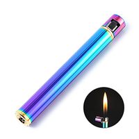 Cigarette Shaped Butane Lighter with 3 Back-up Flints for Men, Women, Lady (Color)
