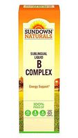 Sundown B-Complex Sublingual Liquid 2 oz ( Pack of 4)