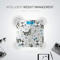 LYAOE Bluetooth Body Fat Scale Funny Zebras Smart Wireless Scale with LCD Display Measuring Body Weight Bmi and Health Digital Scale