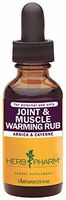 Herb Pharm Joint and Muscle Warming Rub with Cayenne Liquid Extract - 1 Ounce