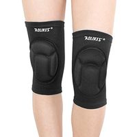 Knee Brace Compression Sleeves Stabilizers Patella Gel Support Sponge Cushioned Knee Support Pad Crushproof Sport Kneecap Brace Elastic Sleeve Fitness Knee Injury Protector Guard - 1 Pair