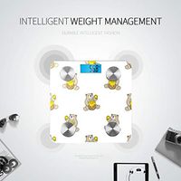Cute Bear Eating Sweet Honey Most Accurate Bathroom Scales Fat Weight Scale Electronic Bathroom Scale Tracks 8 Key Compositions Analyzer Sync with Fitness Apps 400 Lbs