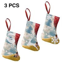 Christmas Stockings Beautiful Heart Shaped Tree and Girls Boys Fashion Xmas Socks for Personalized Family Holiday