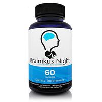 Brainikus Night Sleep Nootropics Booster Pills – All Natural Sleep Formula Brain Supplement for Focus, Concentration and Memory, 60 Capsules